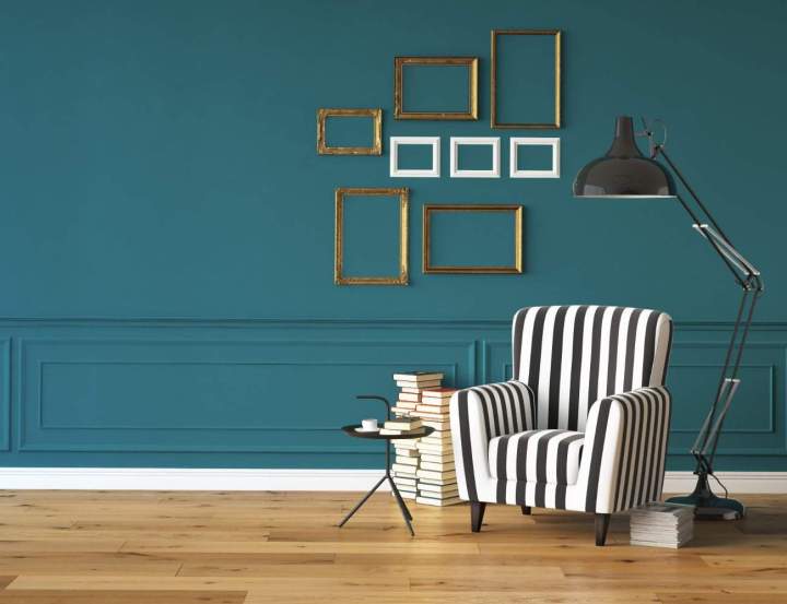 Nouvelle teinte ou modification de la couleur des murs.